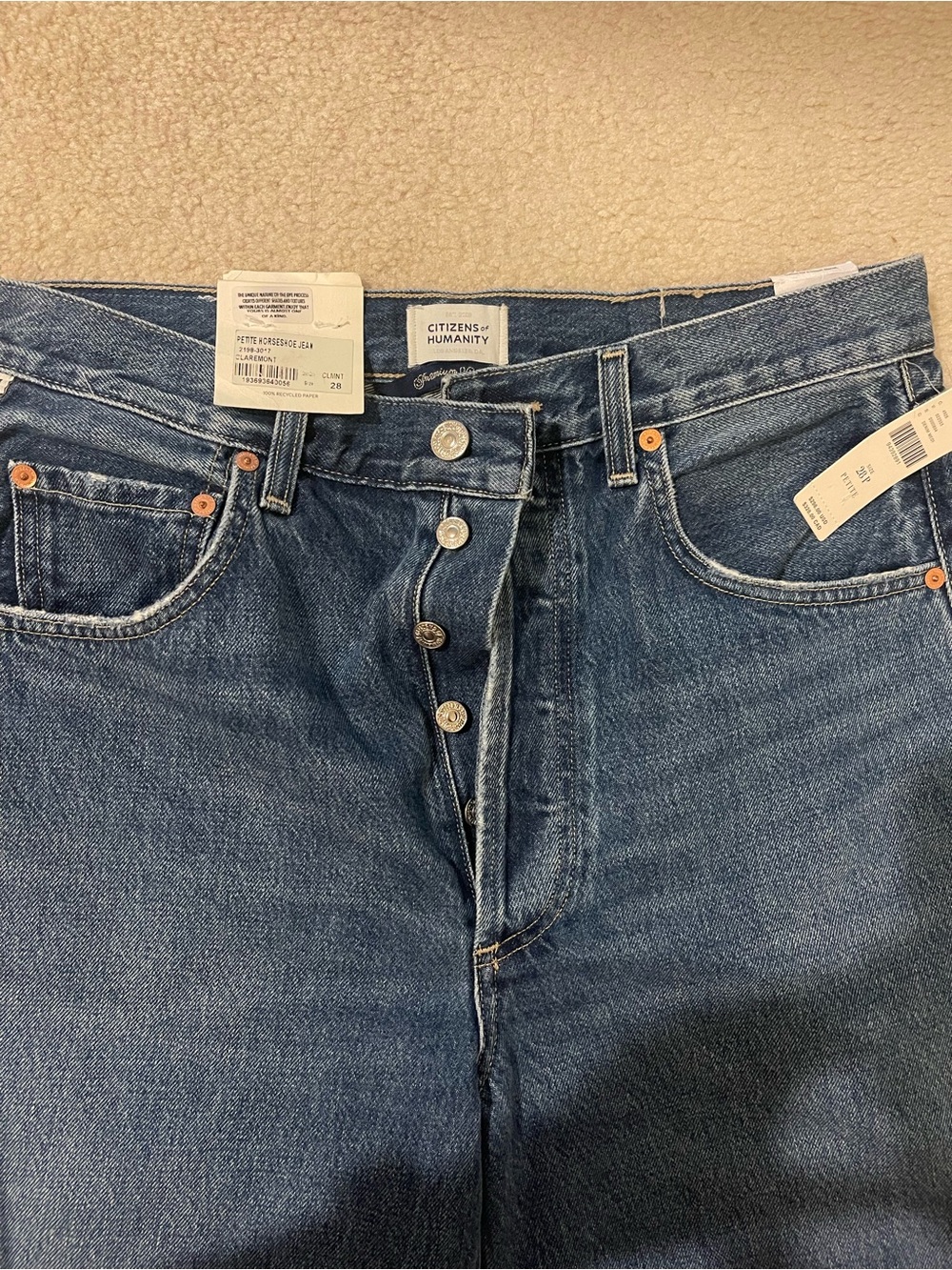 NWT Citizens Of Humanity Petite Horseshoe Jean - Picture 8 of 8